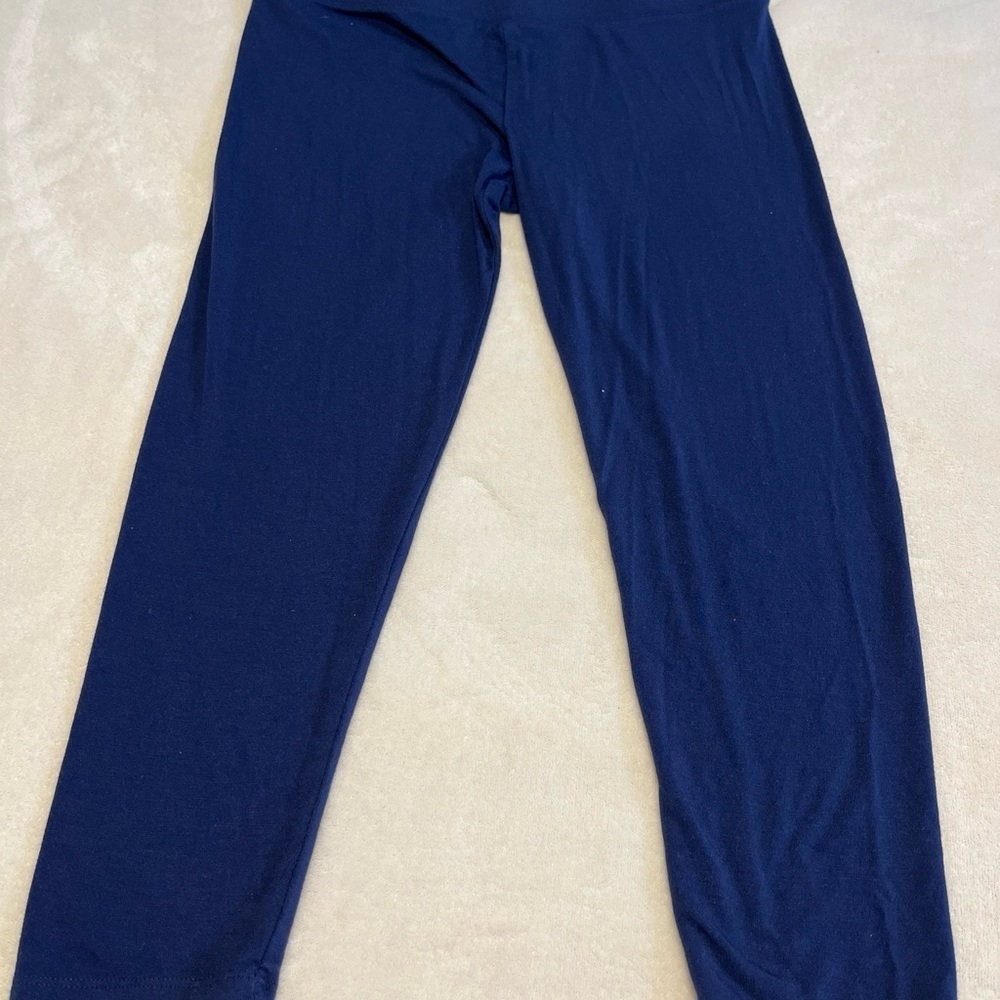 GAP Blue Leggings with Soft Stretchy Fabric and Full Length Design